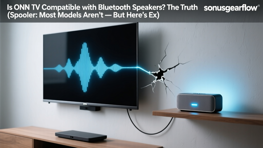 Is ONN TV Compatible with Bluetooth Speakers? The Truth (Spoiler: Most Models Aren’t — But Here’s Exactly How to Make It Work Without Buying New Gear)
