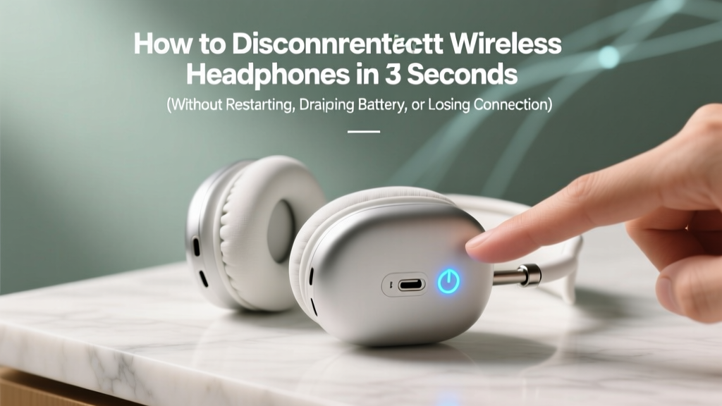 How to Disconnect Wireless Headphones in 3 Seconds (Without Restarting, Draining Battery, or Losing Pairing)—The Real-World Guide Every Bluetooth User Needs But No Manual Tells You