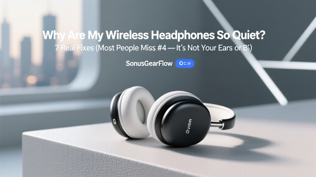 Why Are My Wireless Headphones So Quiet? 7 Real Fixes (Most People Miss #4 — It’s Not Your Ears or Battery)