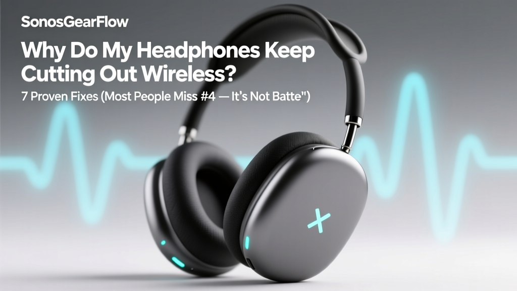 Why Do My Headphones Keep Cutting Out Wireless? 7 Proven Fixes (Most People Miss #4 — It’s Not Battery or Distance)