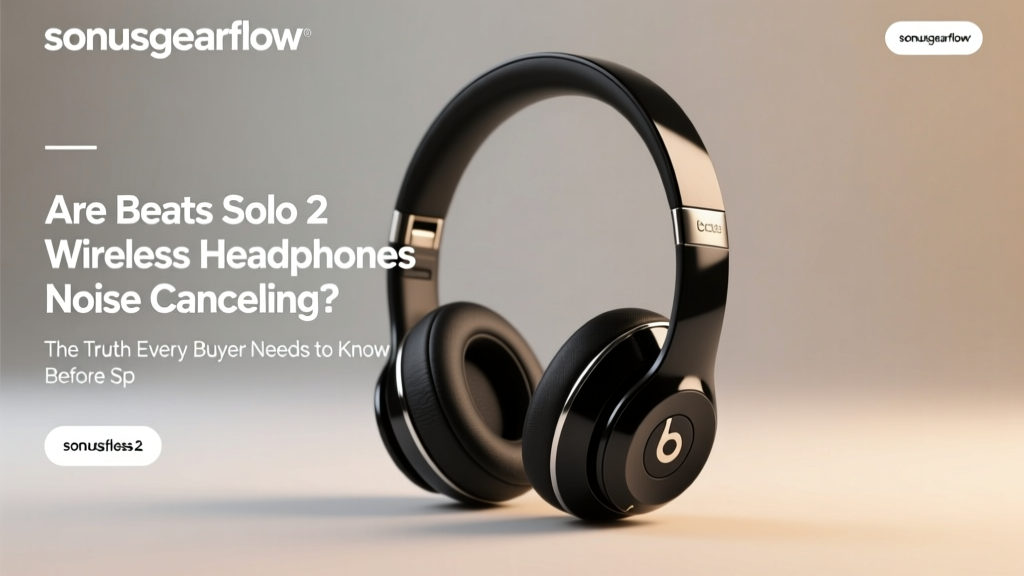 Are Beats Solo 2 Wireless Headphones Noise Cancelling? The Truth Every Buyer Needs to Know Before Spending $150 — Because Most Think They Do (They Don’t)