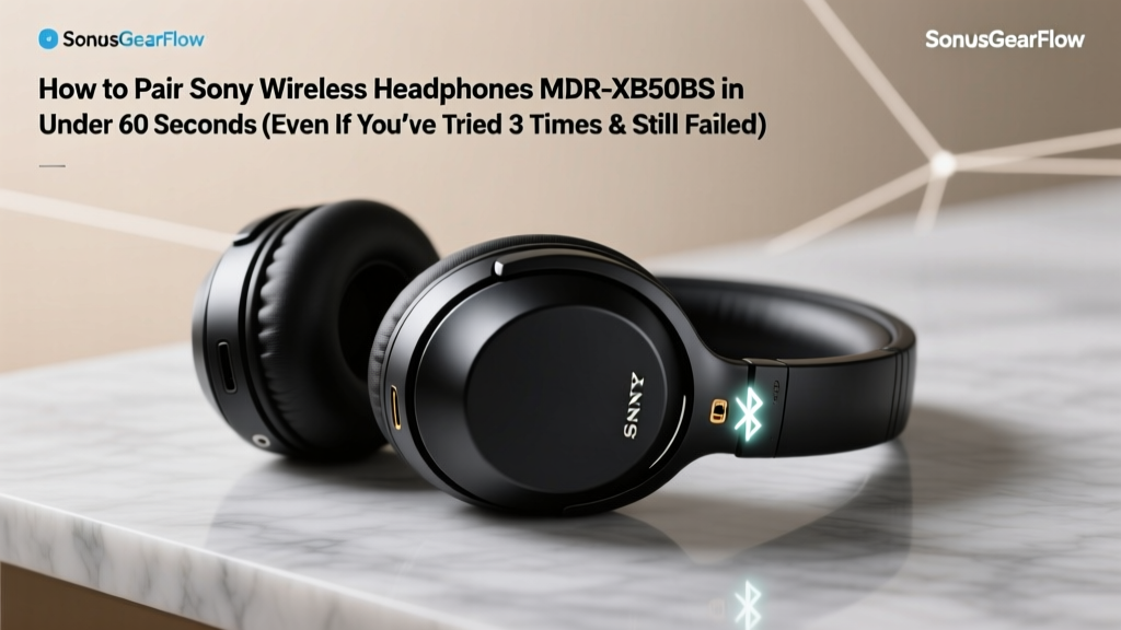 How to Pair Sony Wireless Headphones MDR-XB50BS in Under 60 Seconds (Even If You’ve Tried 3 Times & Failed — Here’s What Actually Works)