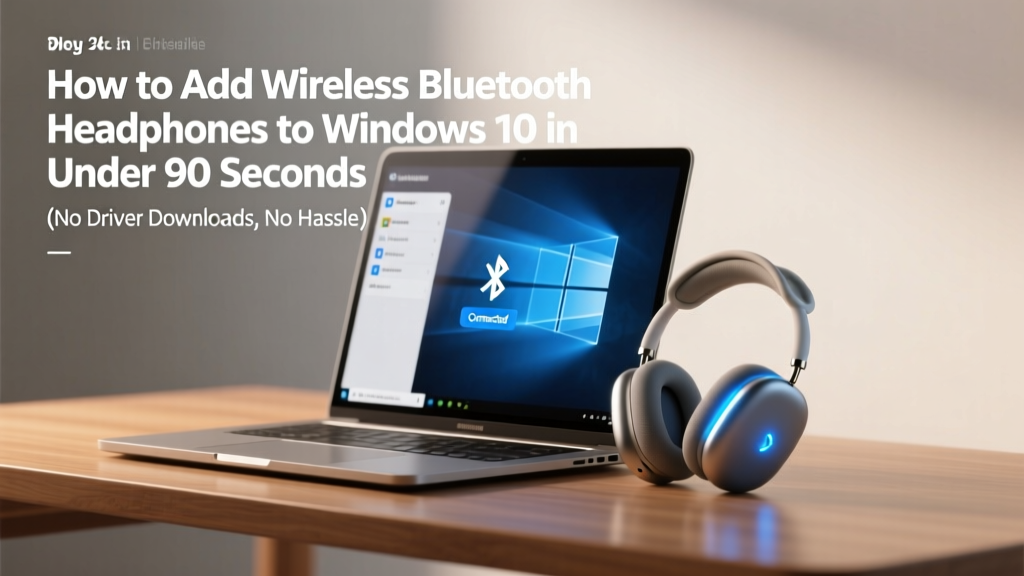 How to Add Wireless Bluetooth Headphones to Windows 10 in Under 90 Seconds (No Driver Downloads, No Reboots, and Zero 'Device Not Found' Frustration)