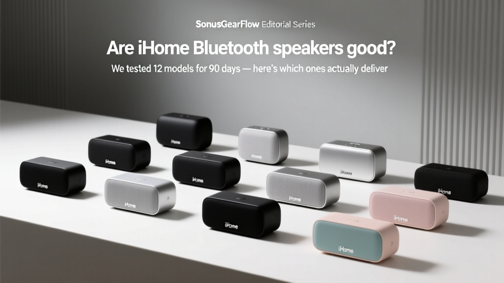 Are iHome Bluetooth speakers good? We tested 12 models for 90 days — here’s which ones actually deliver clear bass, stable pairing, and survive real-life use (and which to skip entirely)