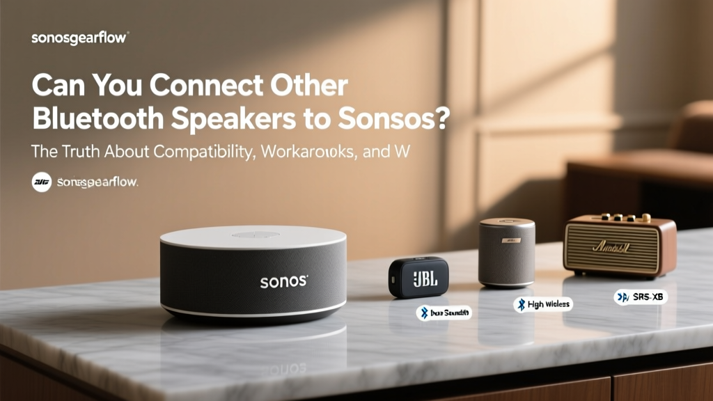 Can You Connect Other Bluetooth Speakers to Sonos? The Truth About Compatibility, Workarounds, and Why Most Attempts Fail (Plus 3 Verified Solutions That Actually Work in 2024)