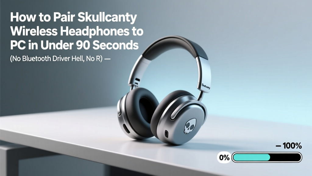 How to Pair Skullcandy Wireless Headphones to PC in Under 90 Seconds (No Bluetooth Driver Hell, No Reboots, No 'Device Not Found' Panic)