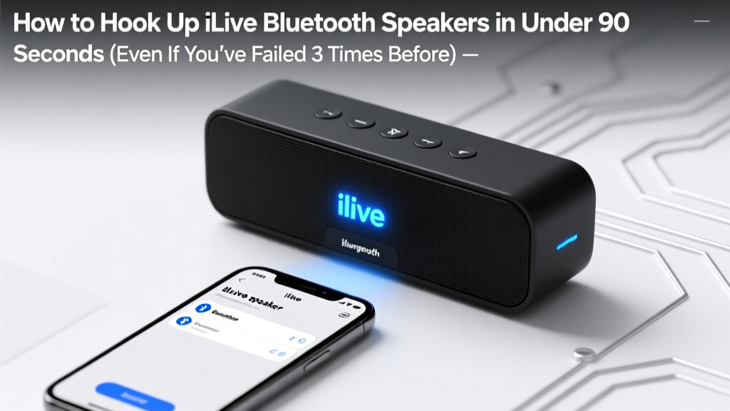How to Hook Up iLive Bluetooth Speakers in Under 90 Seconds (Even If You’ve Failed 3 Times Before — Here’s the Exact Button Sequence & Hidden Pairing Mode Most Users Miss)