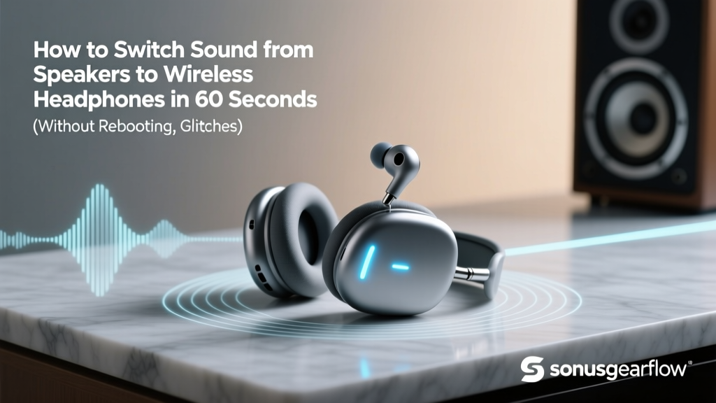How to Switch Sound from Speakers to Wireless Headphones in 60 Seconds (Without Rebooting, Glitches, or Losing Audio Quality)