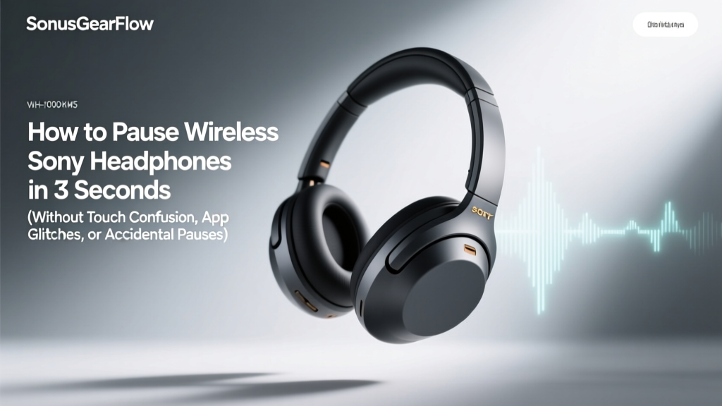 How to Pause Wireless Sony Headphones in 3 Seconds (Without Touch Confusion, App Glitches, or Accidental Skipping — Real-World Tested on WH-1000XM5, XM4, and WF-1000XM5)