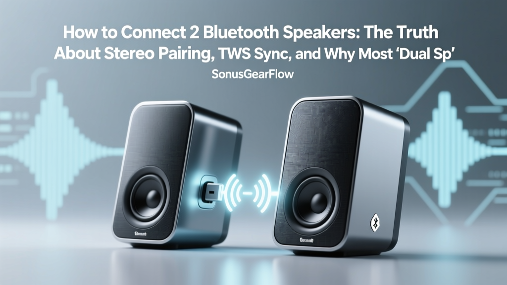 How to Connect 2 Bluetooth Speakers: The Truth About Stereo Pairing, TWS Sync, and Why Most 'Dual Speaker' Guides Fail You (7 Real-World Tested Methods That Actually Work)