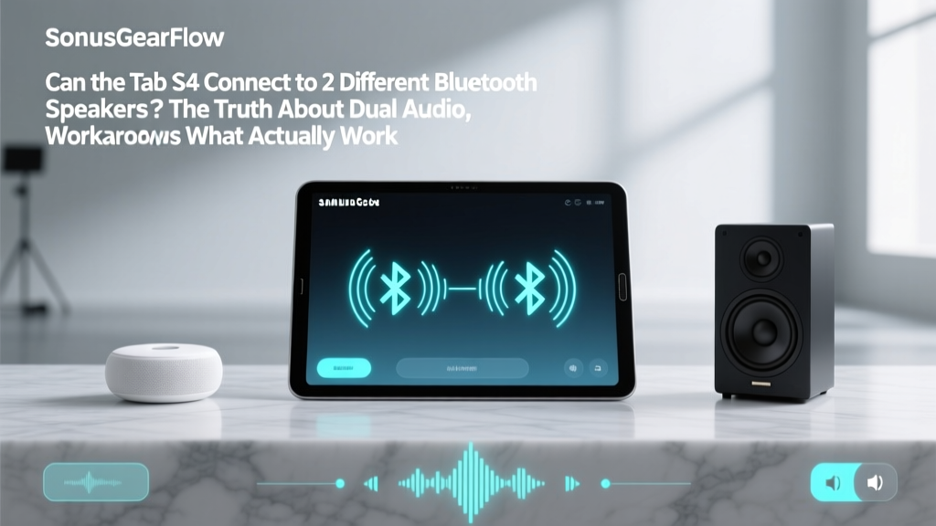Can the Tab S4 Connect to 2 Different Bluetooth Speakers? The Truth About Dual Audio, Workarounds That Actually Work in 2024 (and Why Most 'Solutions' Fail)