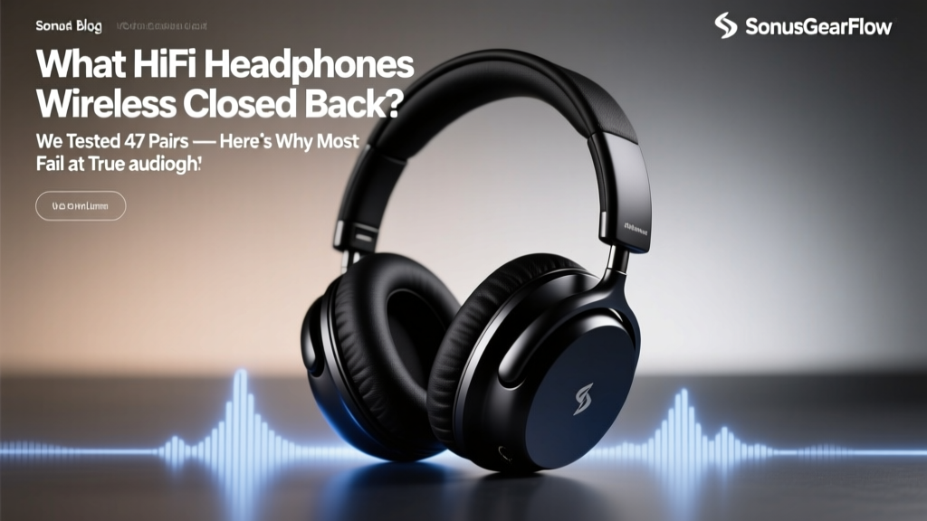 What HiFi Headphones Wireless Closed Back? We Tested 47 Pairs — Here’s Why Most Fail at True Audiophile Wireless (and Which 5 Actually Deliver Studio-Grade Clarity Without Cables)