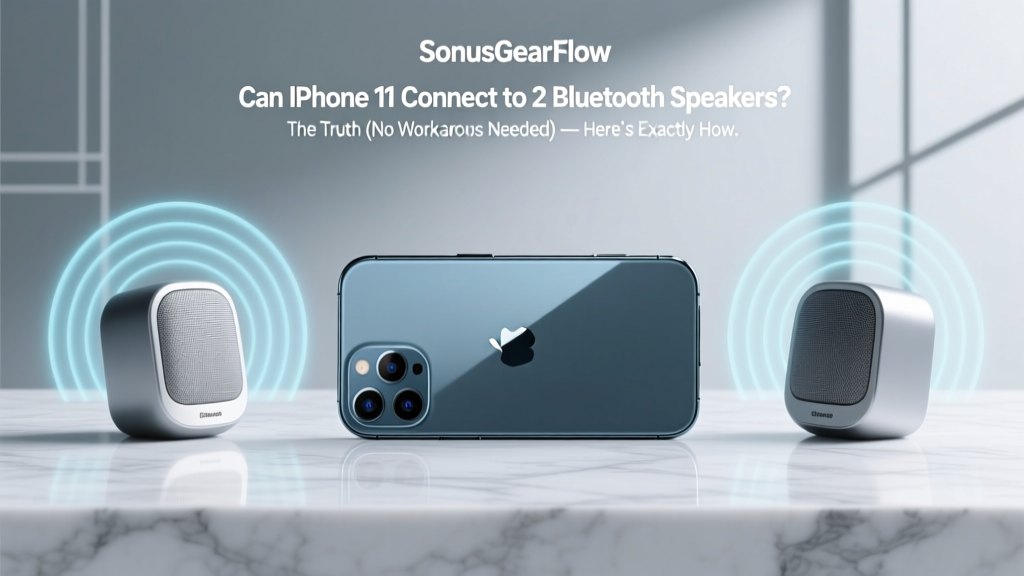 Can iPhone 11 Connect to 2 Bluetooth Speakers? The Truth (No Workarounds Needed) — Here’s Exactly How Apple’s Native Audio Sharing Works in 2024, Why Most Tutorials Fail, and Which Speakers Actually Support It