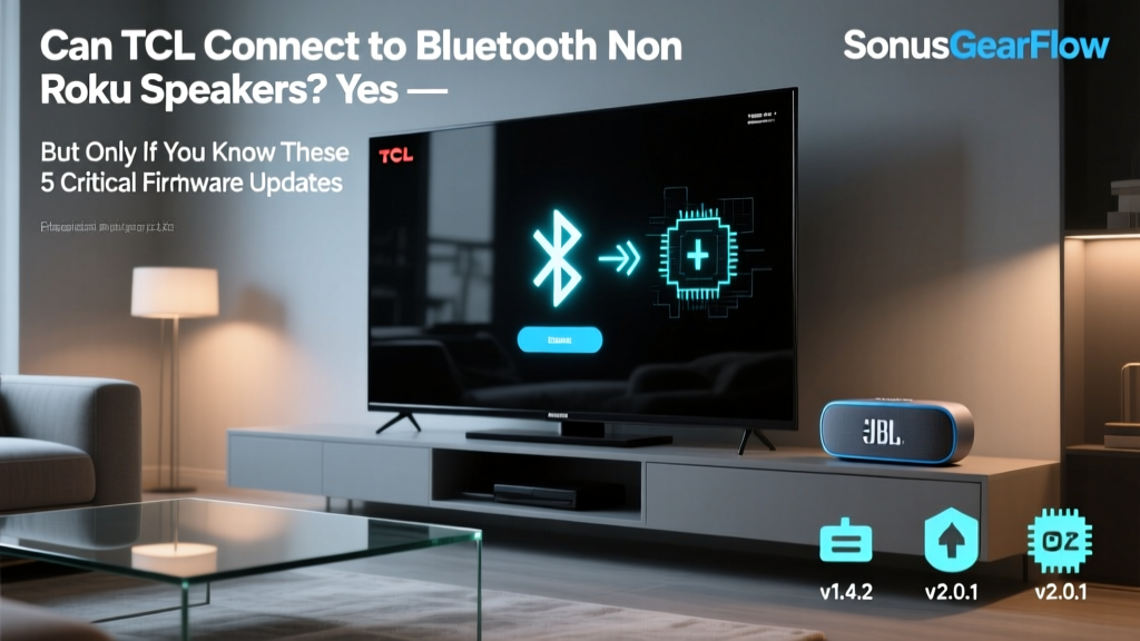 Can TCL Connect to Bluetooth Non-Roku Speakers? Yes — But Only If You Know These 5 Critical Firmware, Model, and Signal-Flow Requirements (Most Users Miss #3)