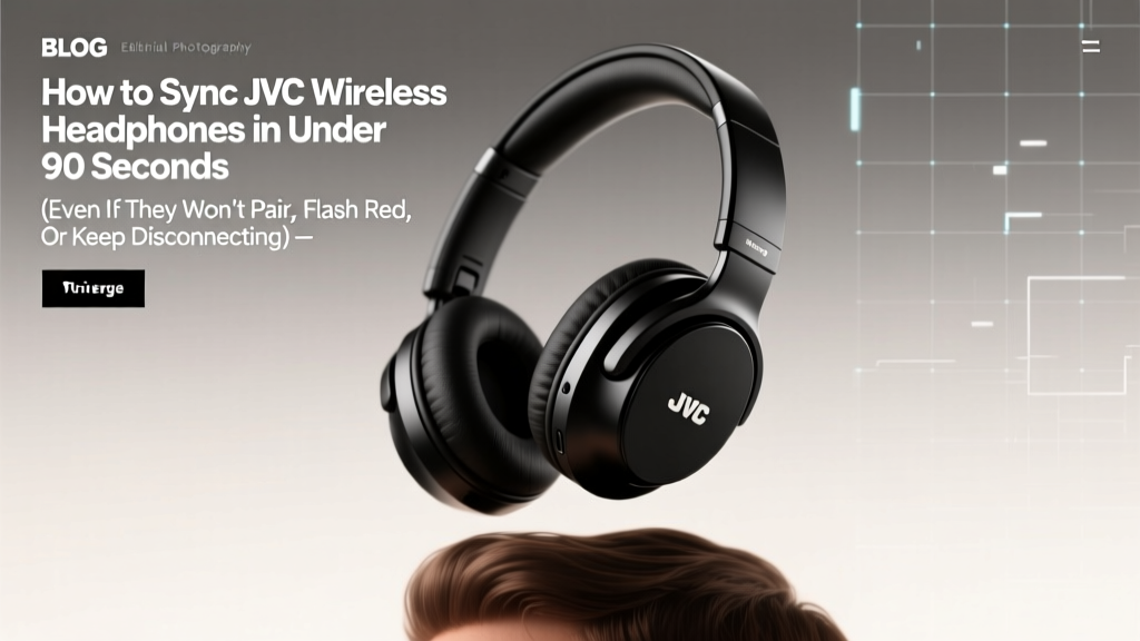 How to Sync JVC Wireless Headphones in Under 90 Seconds (Even If They Won’t Pair, Flash Red, or Keep Disconnecting — Here’s the Exact Sequence That Works Every Time)