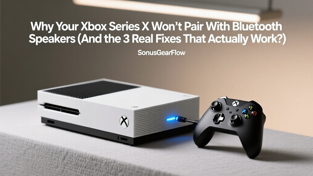 Why Your Xbox Series X Won’t Pair With Bluetooth Speakers (And the 3 Real Fixes That Actually Work in 2024 — No Dongles, No Headphones Required)