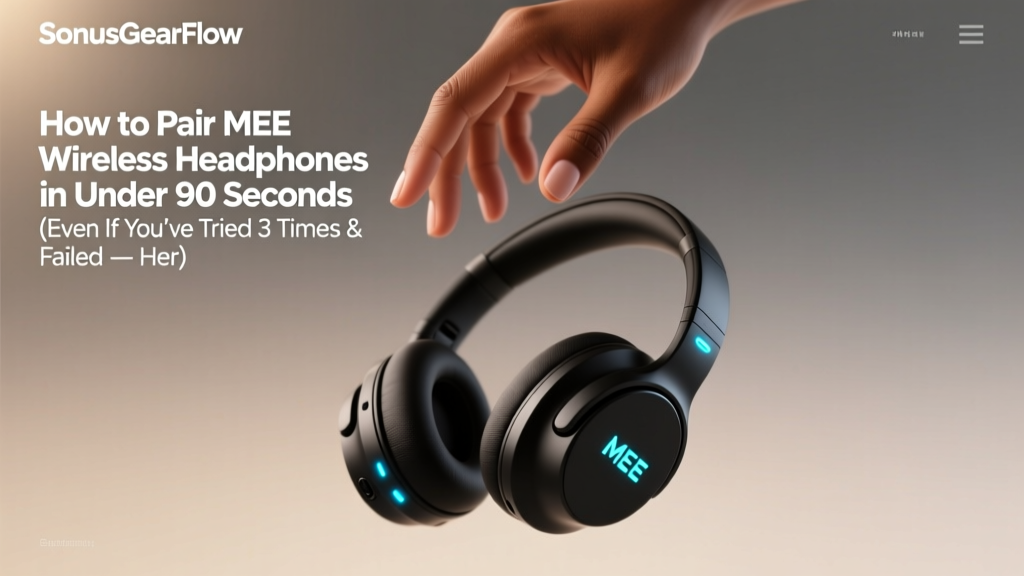 How to Pair MEE Wireless Headphones in Under 90 Seconds (Even If You’ve Tried 3 Times & Failed — Here’s the Exact Button Combo That Works Every Time)