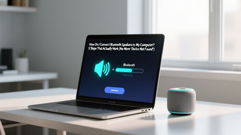 How Do I Connect Bluetooth Speakers to My Computer? 5 Steps That Actually Work (No More 'Device Not Found' Errors or Laggy Audio)