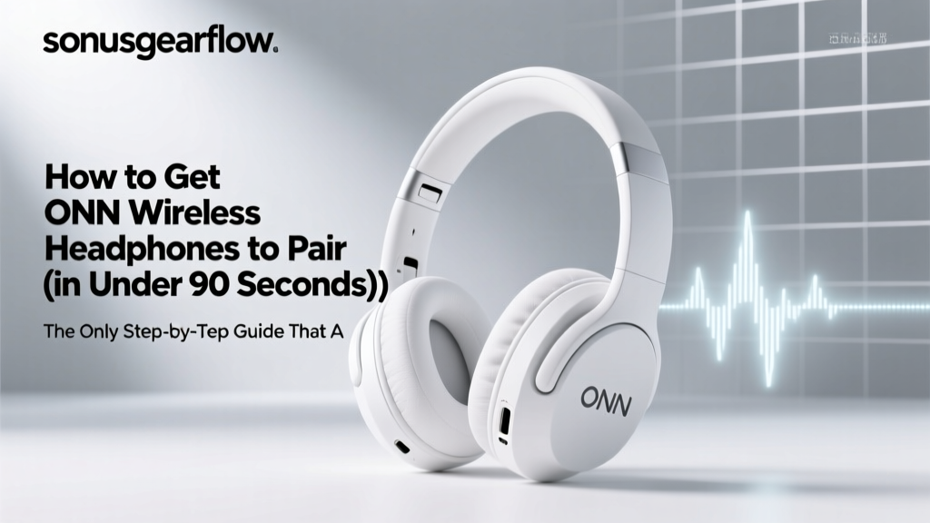 How to Get ONN Wireless Headphones to Pair (in Under 90 Seconds): The Only Step-by-Step Guide That Actually Works — No More Flashing Lights, Failed Connections, or Resetting 7 Times