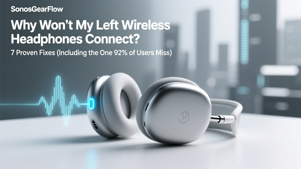 Why Won’t My Left Wireless Headphones Connect? 7 Proven Fixes (Including the One 92% of Users Miss Before Replacing Them)