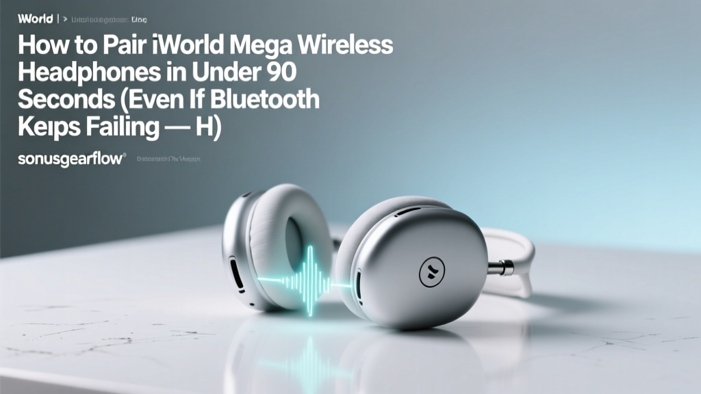 How to Pair iWorld Mega Wireless Headphones in Under 90 Seconds (Even If Bluetooth Keeps Failing — Here’s the Real Fix That Works Every Time)