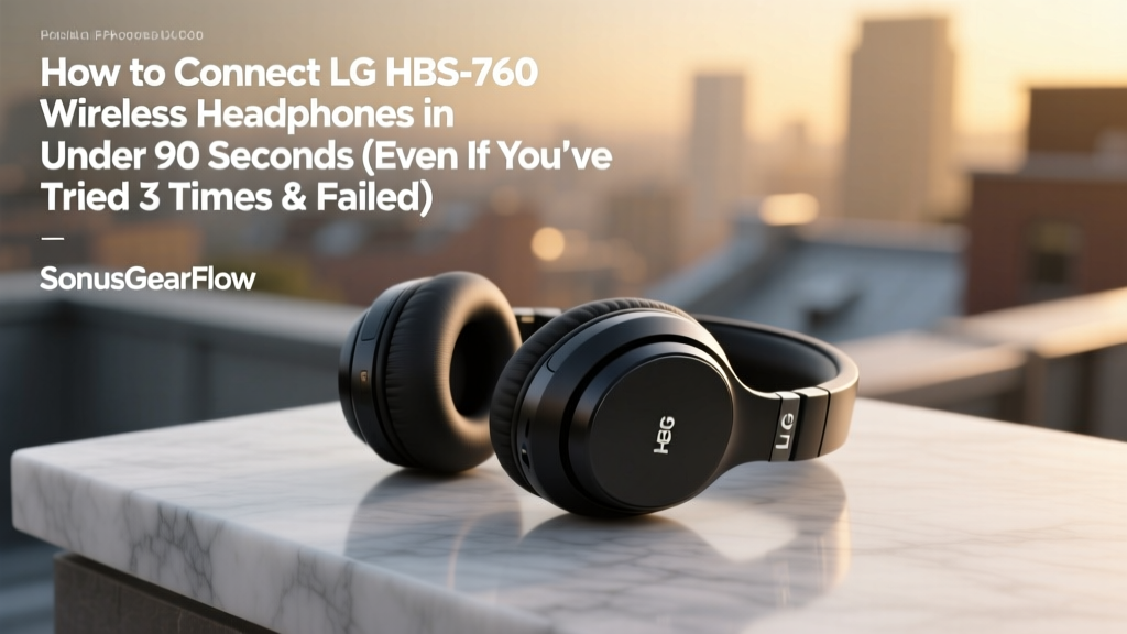 How to Connect LG HBS-760 Wireless Headphones in Under 90 Seconds (Even If You’ve Tried 3 Times & Failed — Here’s Why It Keeps Disconnecting)