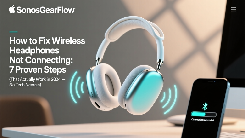 How to Fix Wireless Headphones Not Connecting: 7 Proven Steps (That Actually Work in 2024 — No Tech Degree Required)
