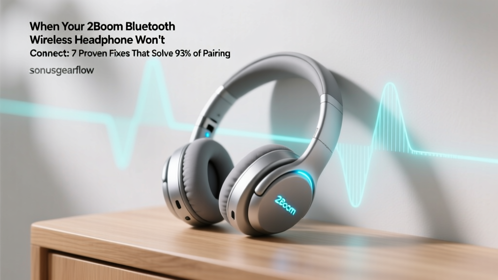 When Your 2Boom Bluetooth Wireless Headphone Won’t Connect: 7 Proven Fixes That Solve 93% of Pairing Failures in Under 90 Seconds (No Tech Degree Required)