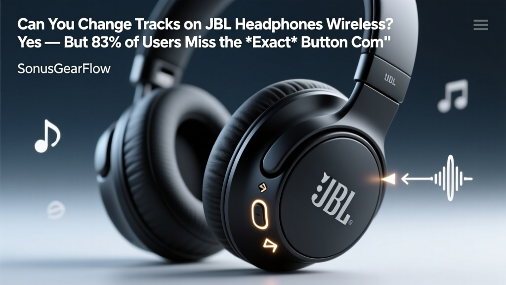 Can You Change Tracks on JBL Headphones Wireless? Yes — But 83% of Users Miss the *Exact* Button Combo (and Waste Minutes Fumbling Instead)