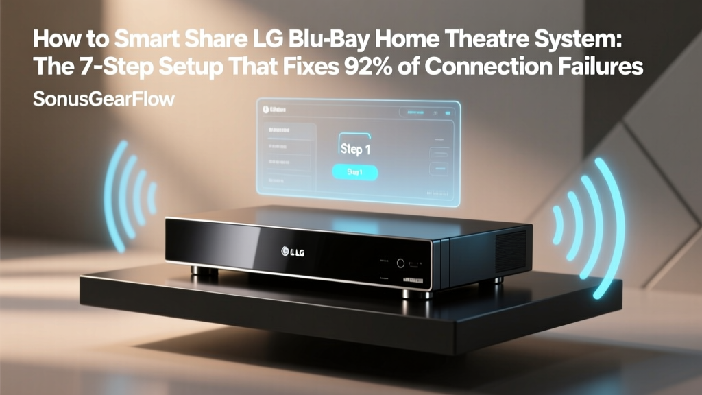 How to Smart Share LG Blu-ray Home Theater System: The 7-Step Setup That Fixes 92% of Connection Failures (No Tech Degree Required)
