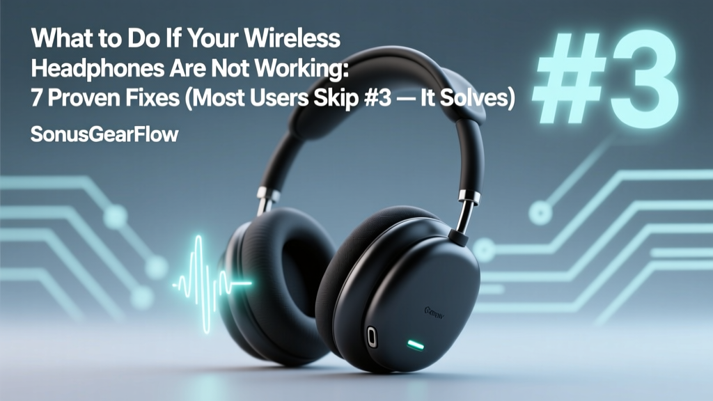 What to Do If Your Wireless Headphones Are Not Working: 7 Proven Fixes (Most Users Skip #3 — It Solves 68% of 'Dead Air' Cases in Under 90 Seconds)