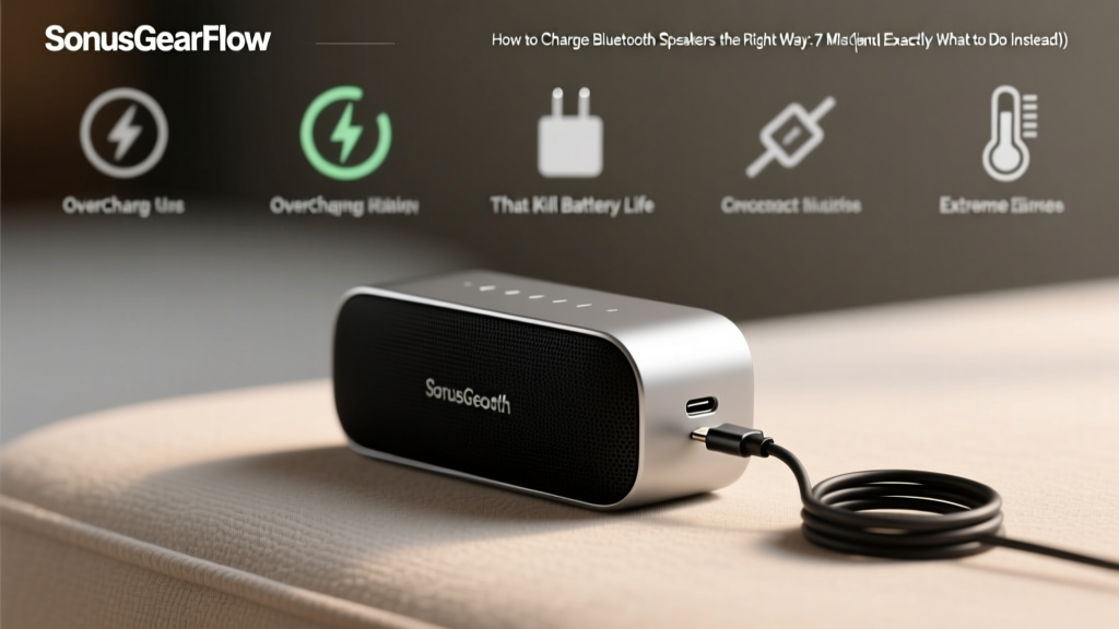 How to Charge Bluetooth Speakers the Right Way: 7 Mistakes That Kill Battery Life (and Exactly What to Do Instead)