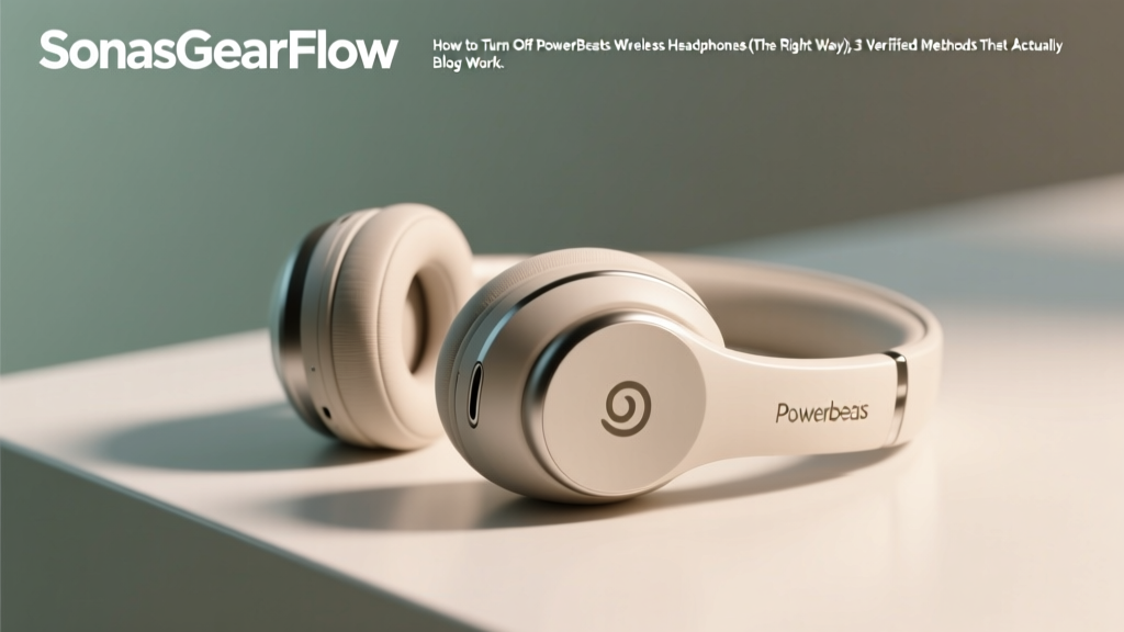 How to Turn Off Powerbeats Wireless Headphones (The Right Way): 3 Verified Methods That Actually Work — Plus Why Auto-Off Fails, How to Fix Battery Drain, and What to Do If They Won’t Power Down