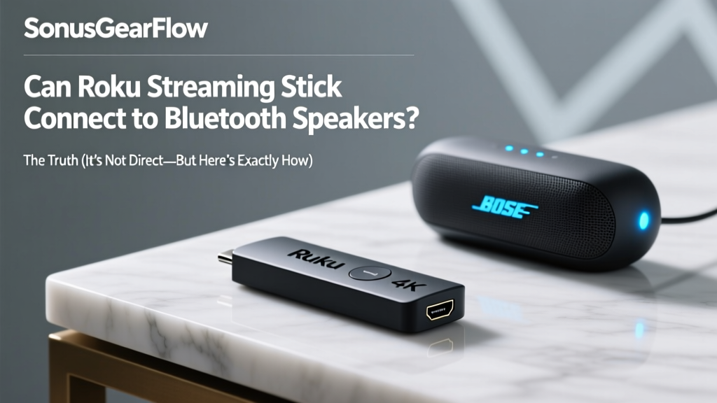 Can Roku Streaming Stick Connect to Bluetooth Speakers? The Truth (It’s Not Direct—But Here’s Exactly How to Make It Work in Under 5 Minutes Without Extra Hardware)