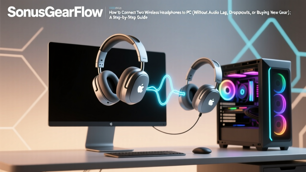 How to Connect Two Wireless Headphones to PC (Without Audio Lag, Dropouts, or Buying New Gear): A Step-by-Step Engineer-Tested Guide That Actually Works in 2024
