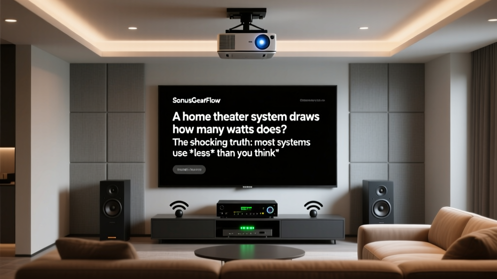A home theater system draws how many watts does? The shocking truth: most systems use *less* than you think—but your peak draw could spike 400% during action scenes (here’s how to measure, budget, and avoid tripped breakers)