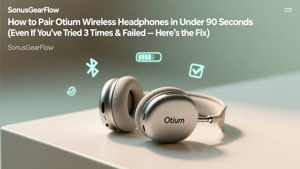 How to Pair Otium Wireless Headphones in Under 90 Seconds (Even If You’ve Tried 3 Times & Failed — Here’s the Exact Button Combo That Works Every Time)