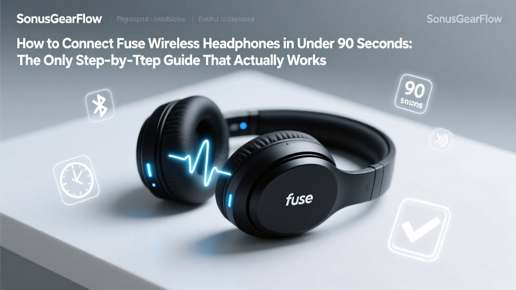 How to Connect Fuse Wireless Headphones in Under 90 Seconds: The Only Step-by-Step Guide That Actually Works (Even If You’ve Tried 3 Times & Failed)