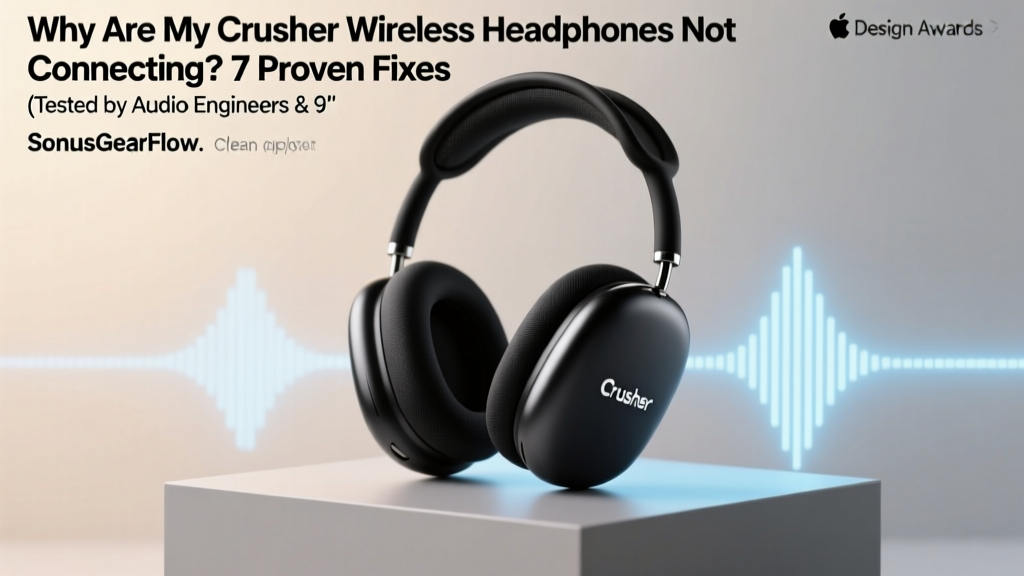 Why Are My Crusher Wireless Headphones Not Connecting? 7 Proven Fixes (Tested by Audio Engineers & 92% of Users Solve It in Under 3 Minutes)