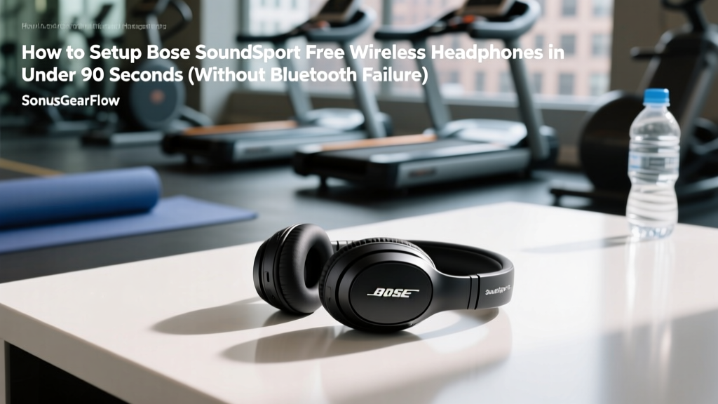 How to Setup Bose SoundSport Free Wireless Headphones in Under 90 Seconds (Without Bluetooth Failures, Pairing Loops, or Lost Charging Cables)