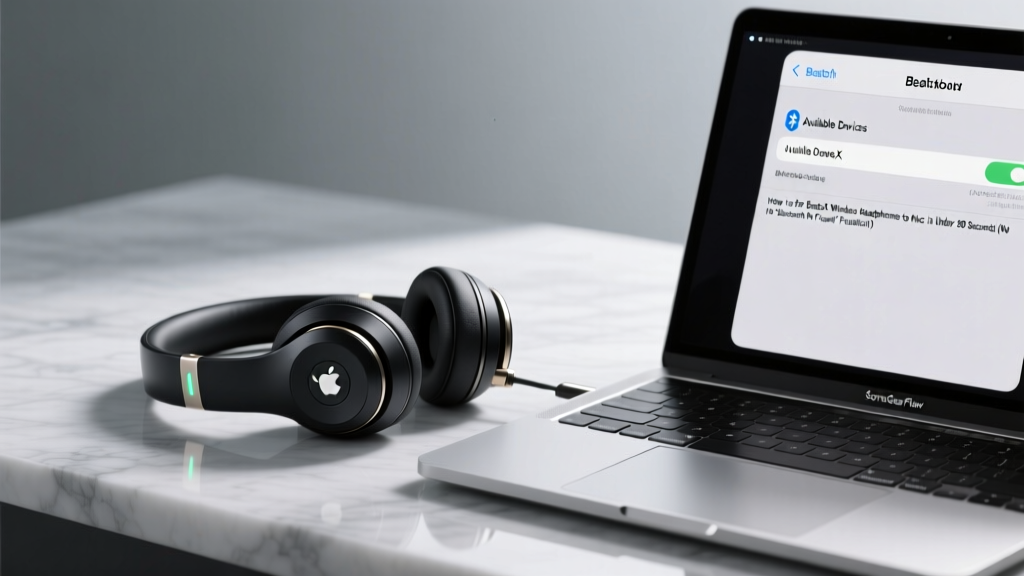 How to Pair BeatsX Wireless Headphones to Mac in Under 90 Seconds (No 'Bluetooth Not Found' Frustration, No Reset Loops, Just Working Audio Every Time)