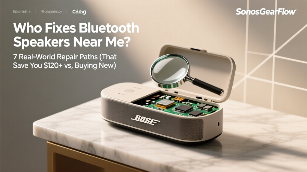 Who Fixes Bluetooth Speakers Near Me? 7 Real-World Repair Paths (That Save You $120+ vs. Buying New — and Why 83% of 'Dead' Speakers Are Actually Fixable)