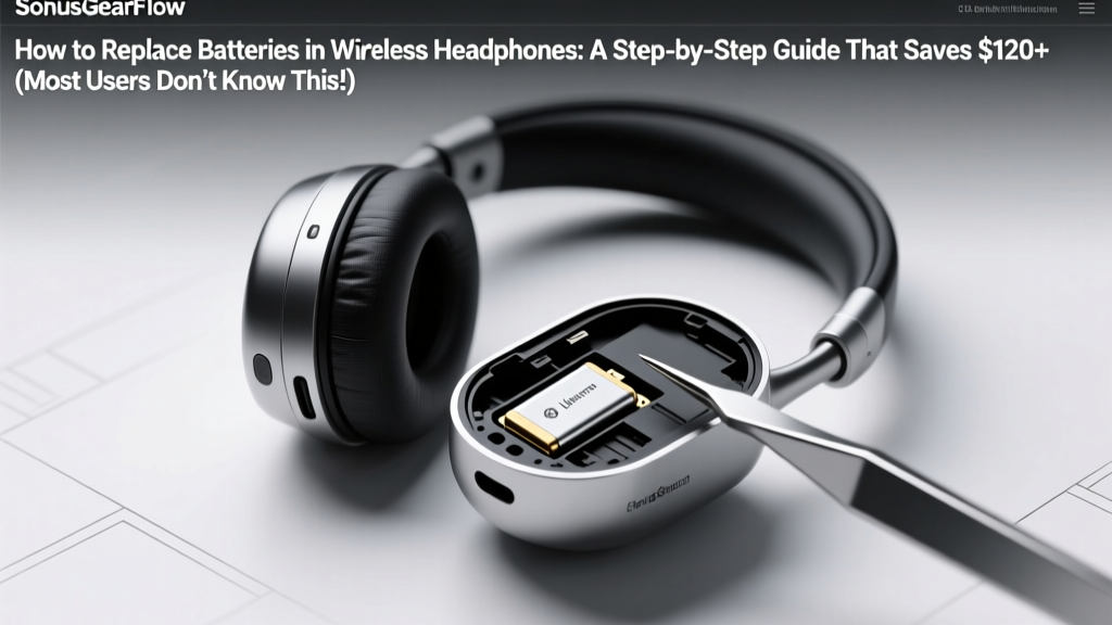 How to Replace Batteries in Wireless Headphones: A Step-by-Step Guide That Saves $120+ (Most Users Don’t Know Their Headphones Are Repairable—Here’s Exactly What Tools, Parts, and Patience You Really Need)