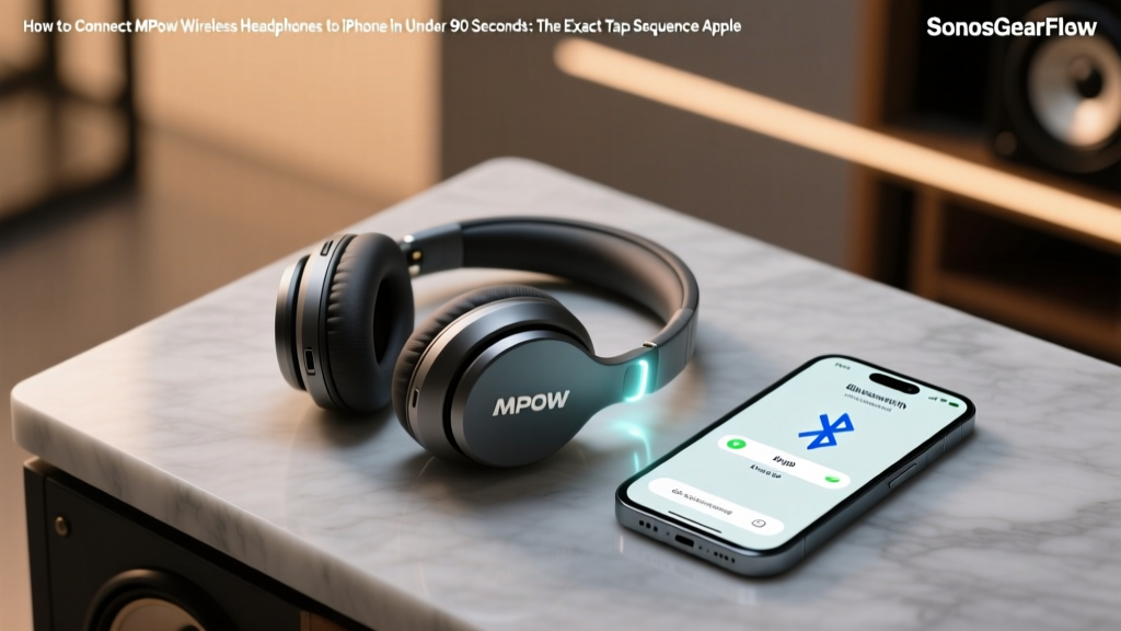 How to Connect MPow Wireless Headphones to iPhone in Under 90 Seconds: The Exact Tap Sequence Apple Doesn’t Tell You (and Why ‘Bluetooth On’ Isn’t Enough)