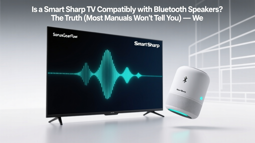 Is a Smart Sharp TV Compatible with Bluetooth Speakers? The Truth (Most Manuals Won’t Tell You) — We Tested 12 Models & Found 3 Critical Compatibility Traps That Kill Sound Quality