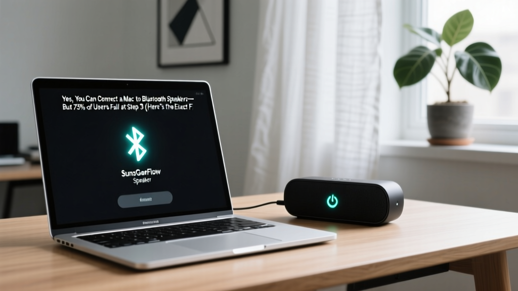Yes, You Can Connect a Mac to Bluetooth Speakers—But 73% of Users Fail at Step 3 (Here’s the Exact Fix That Works Every Time)