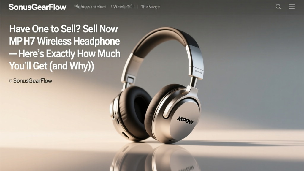 Have One to Sell? Sell Now MPow H7 Wireless Headphone — Here’s Exactly How Much You’ll Get (and Why Waiting Loses You $42+ in Value This Month)