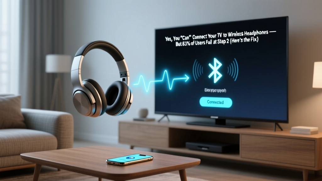 Yes, You *Can* Connect Your TV to Wireless Headphones — But 83% of Users Fail at Step 2 (Here’s the Exact Setup That Works in 2024)