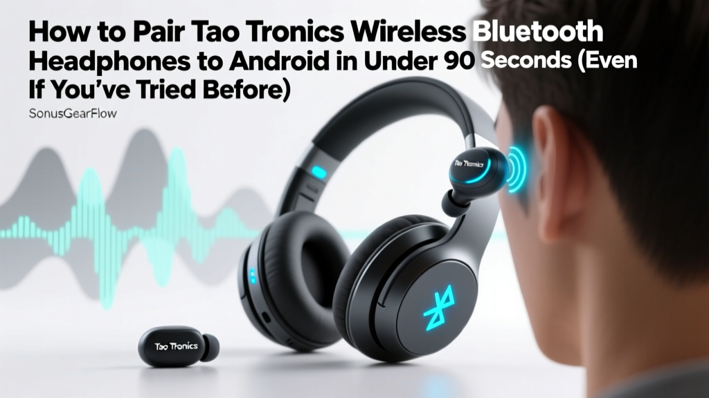 How to Pair Tao Tronics Wireless Bluetooth Headphones to Android in Under 90 Seconds (Even If You’ve Tried 3 Times & Failed)