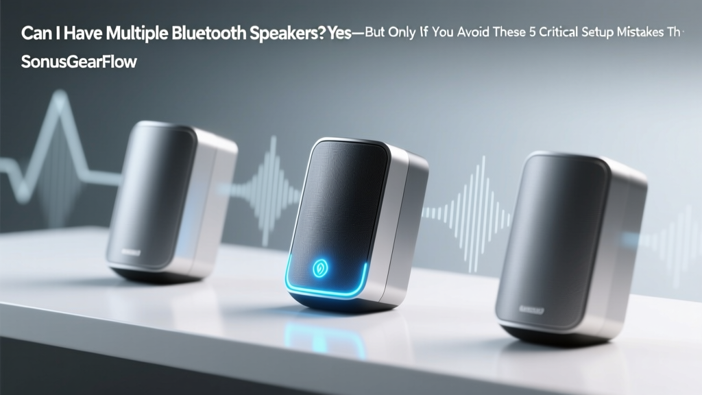 Can I Have Multiple Bluetooth Speakers? Yes—But Only If You Avoid These 5 Critical Setup Mistakes That Kill Sync, Drain Batteries, and Cause Audio Dropouts (Here’s Exactly How to Do It Right)